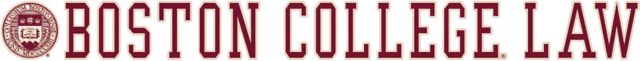 Boston College Law School Strip Decal