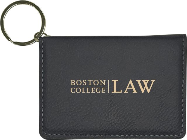 Boston College Law School Leather ID Holder