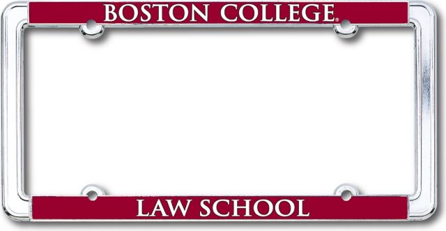 boston university license plate frame