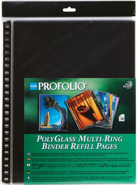 POLYGLASS PAGES 9X12 10/PACK
