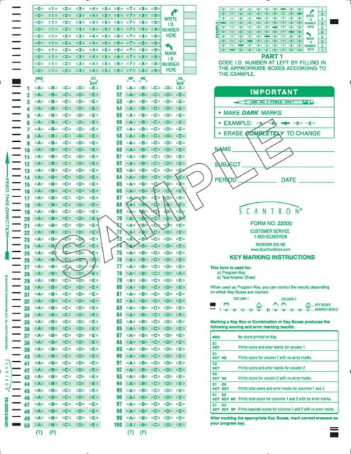 SCANTRON 200x5A ID=10 8x11