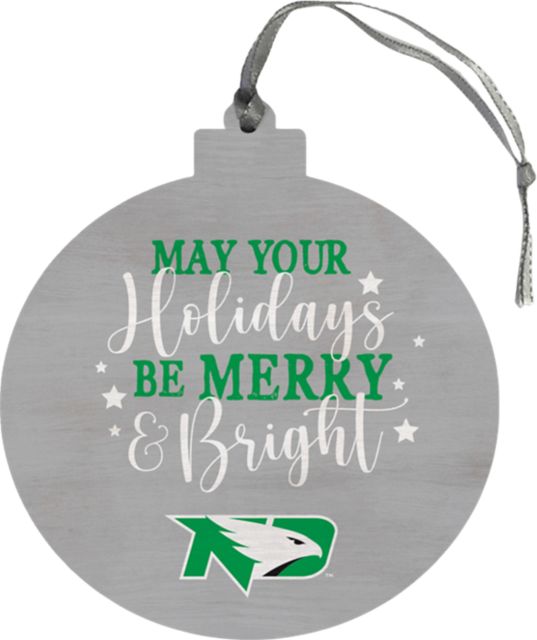 University of North Dakota Round Ornament