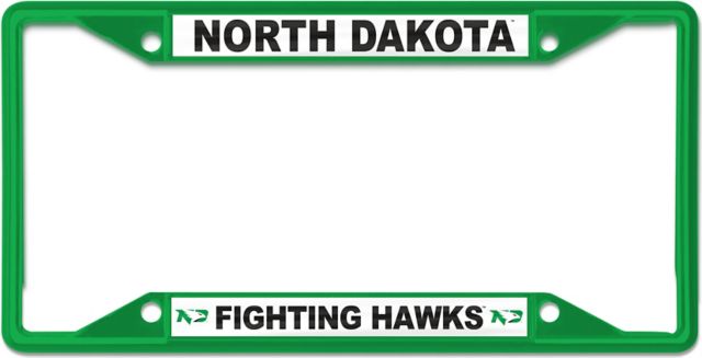 University of North Dakota Fighting Hawks License Plate Frame