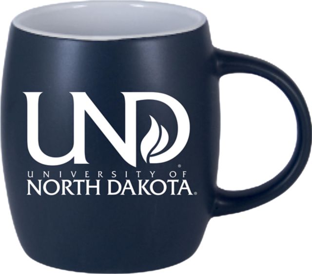 University of North Dakota 12 oz. Black Out Robusto Mug