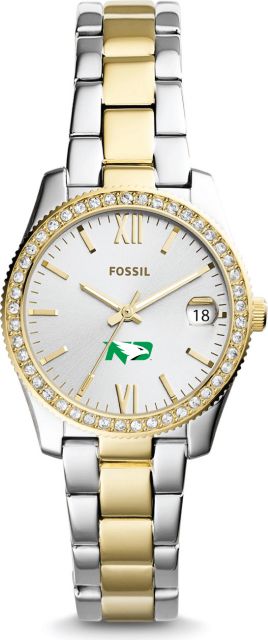 Fossil Scarlette Mini Three-Hand Date Two-Tone Stainless Steel Watch - ONLINE ONLY