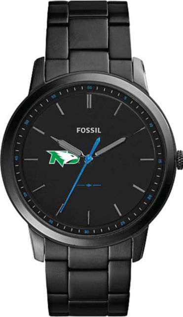 Fossil The Minimalist Slim Three-Hand Black Stainless Steel Watch - ONLINE ONLY