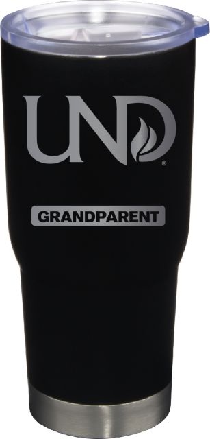22 oz Matte Black Stainless Steel Tumbler Grandparent