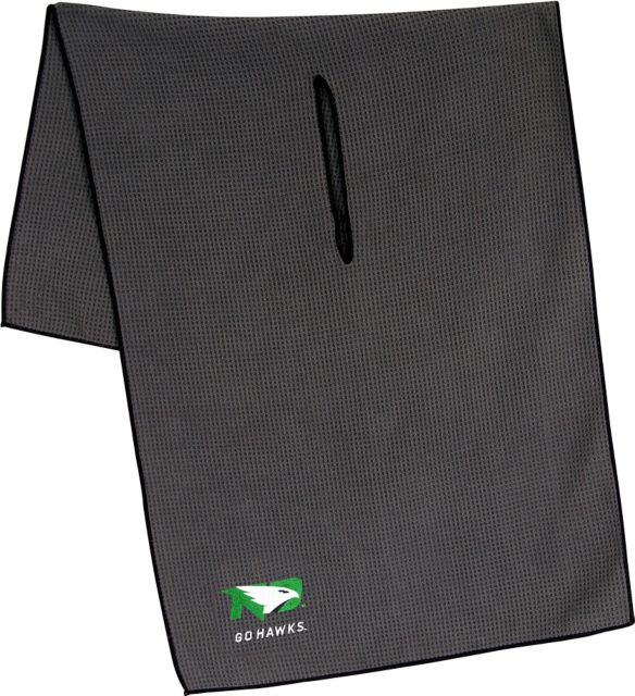 University Of North Dakota 19'' x 41'' Grey Microfiber Towel- ONLINE ONLY