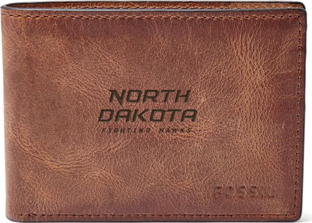Fossil Leather Derrick Front Pocket Bifold - Brown - ONLINE ONLY