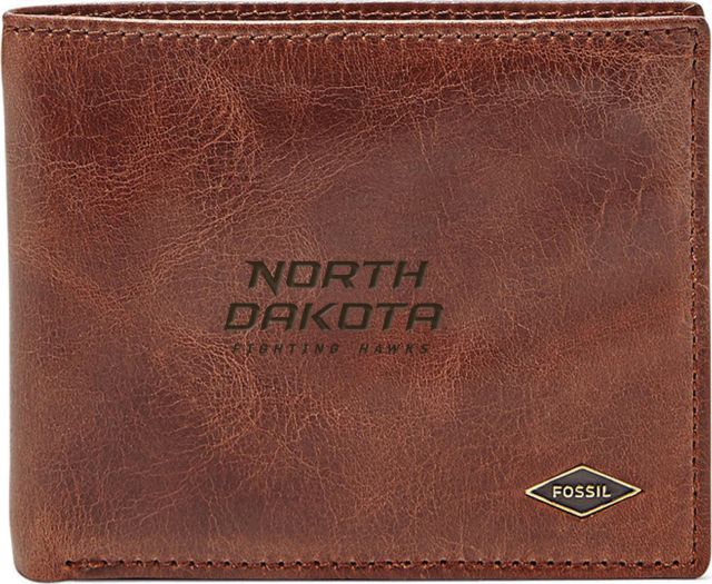 Fossil Leather Ryan RFID Flip ID Bifold - Dark Brown - ONLINE ONLY