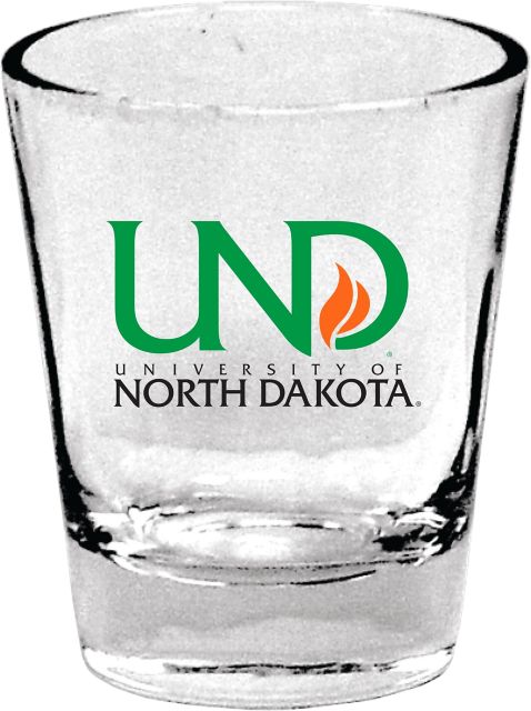 University of North Dakota 1.5 oz. Collector's Glass