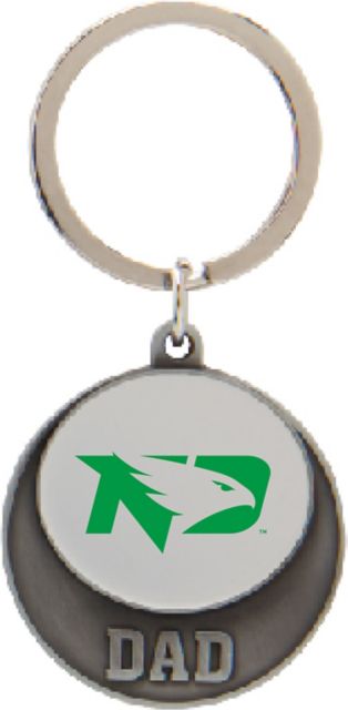 University of North Dakota Dad Keychain