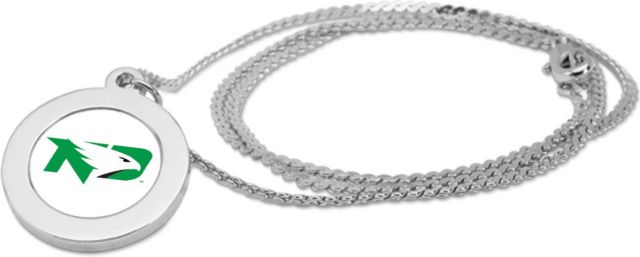 CSI Silver Pendant Necklace With Colored Medallian - ONLINE ONLY