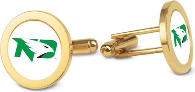 CSI Gold Cufflinks (Gift Boxed) With Colored Medallion - ONLINE ONLY