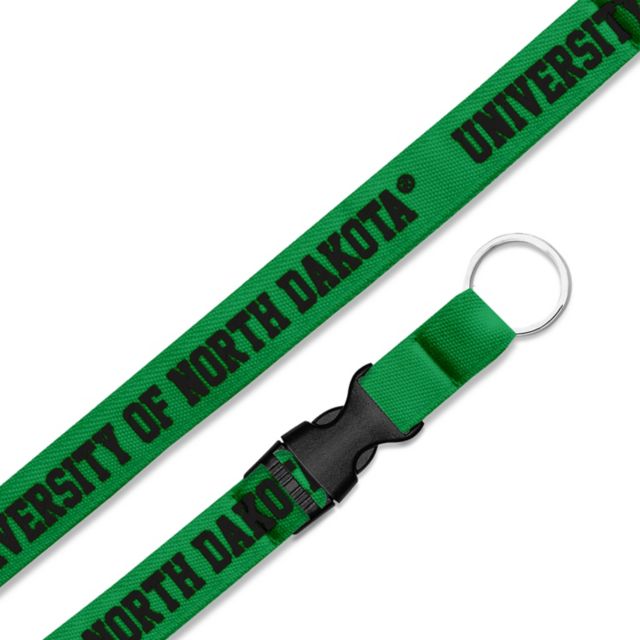 University of North Dakota .75 Woven Lanyard