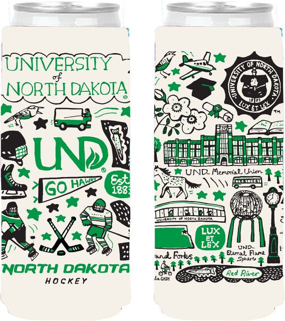 University of North Dakota Slim Can Coozie
