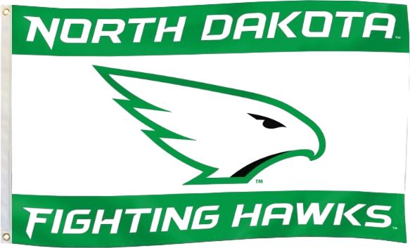 University of North Dakota Fighting Hawks 3' x 5' Flag