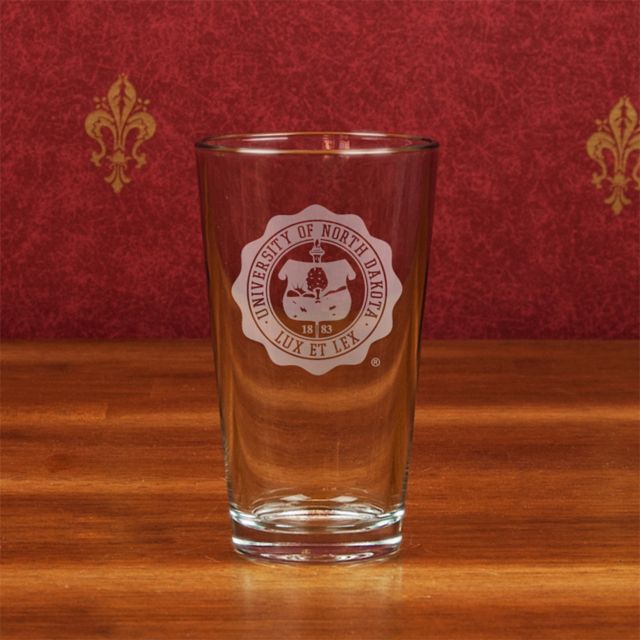 University of North Dakota 16 oz. Mixing Glass