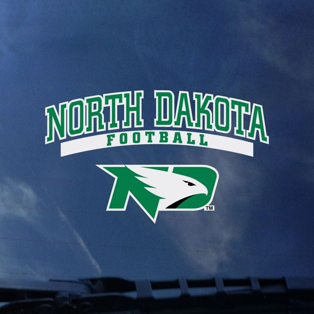 University of North Dakota Football Decal