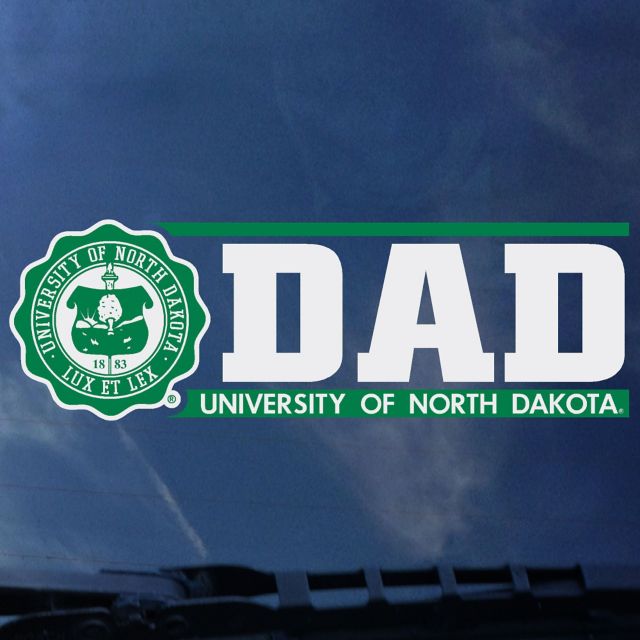 University of North Dakota Dad Decal