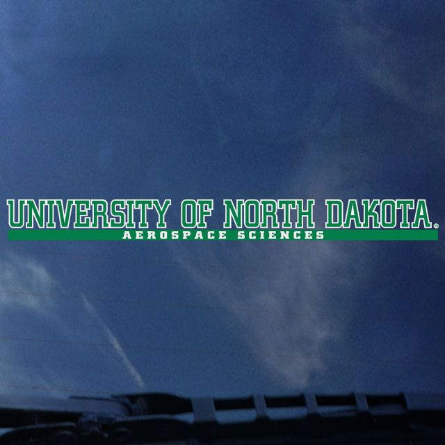University of North Dakota Aerospace Sciences Decal