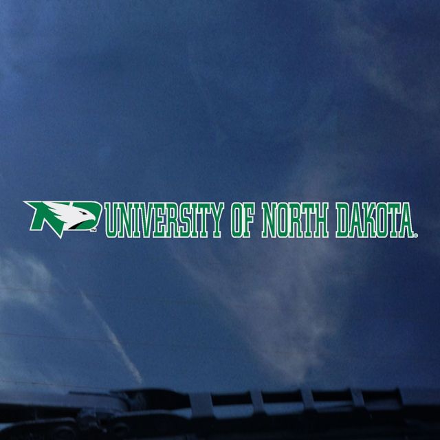 University of North Dakota Fighting Hawks Strip Decal
