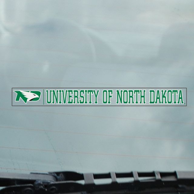University of North Dakota Fighting Hawks Strip Decal
