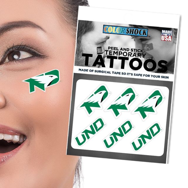 University of North Dakota Fighting Hawks Mini Decal