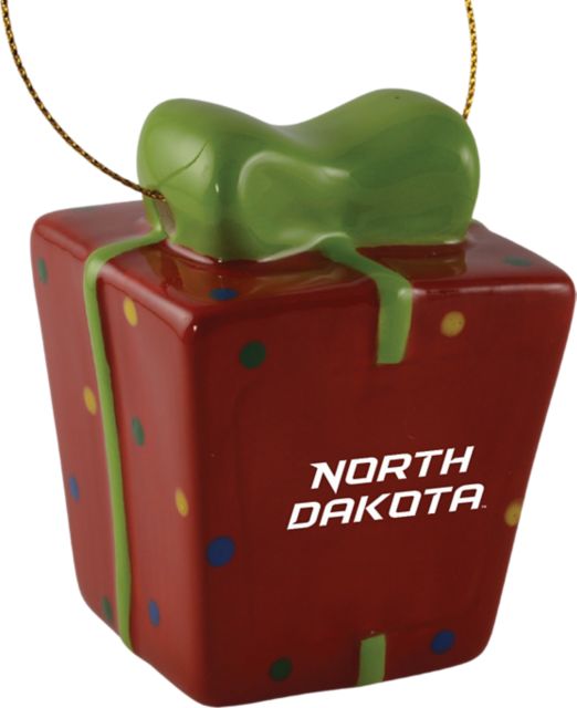 University of North Dakota Present Ornament
