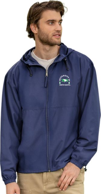 University of North Dakota Fighting Hawks Full Zip Windbreaker