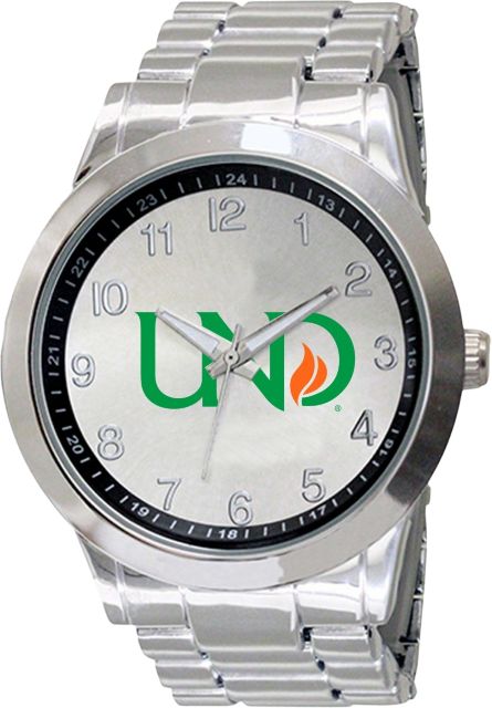 University of North Dakota 44mm Men's Stainless Steel Watch