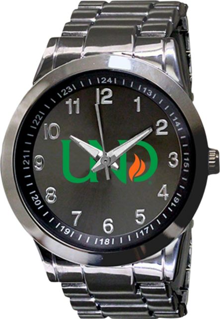 University of North Dakota 44mm Men's Metal Watch