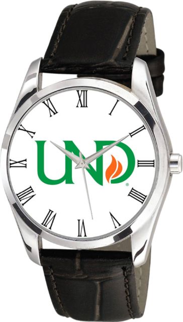 University of North Dakota 26mm Ladies Leather Watch