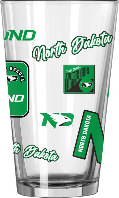 University of North Dakota 16 oz. Pint Glass