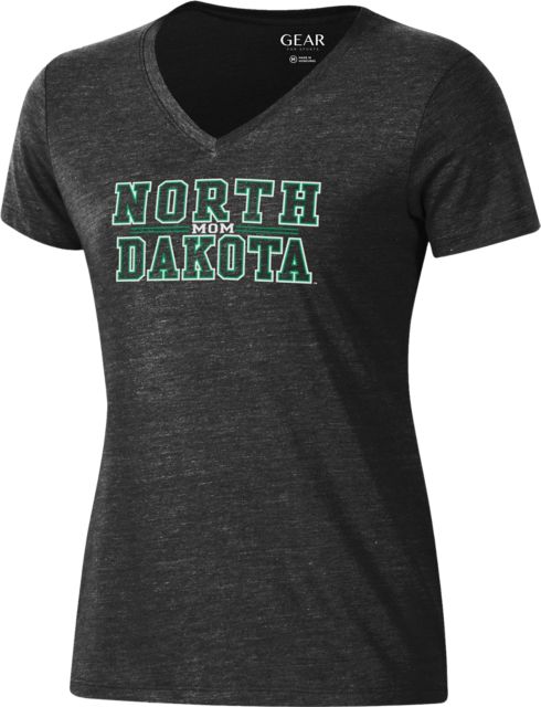 University of North Dakota Women's Mom V-Neck Short Sleeve T-Shirt