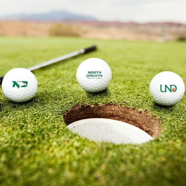 University of North Dakota 3-Count Golf Ball