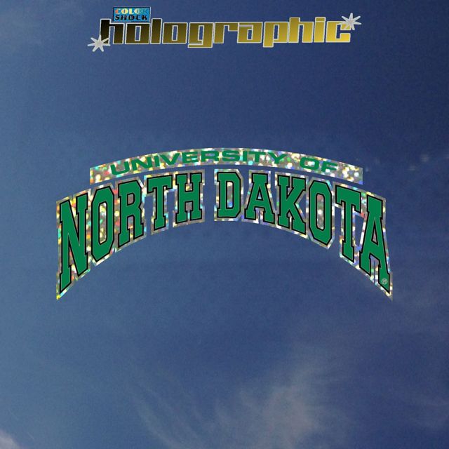 University of North Dakota Decal Hologram Stand