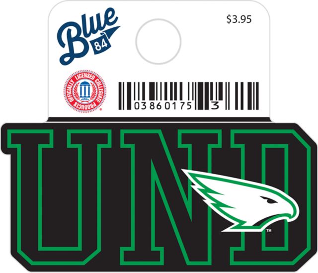 University of North Dakota Fighting Hawks Mini Sticker