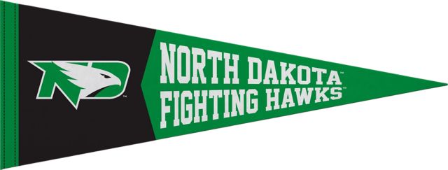 University of North Dakota Fighting Hawks 9x24 Pennant