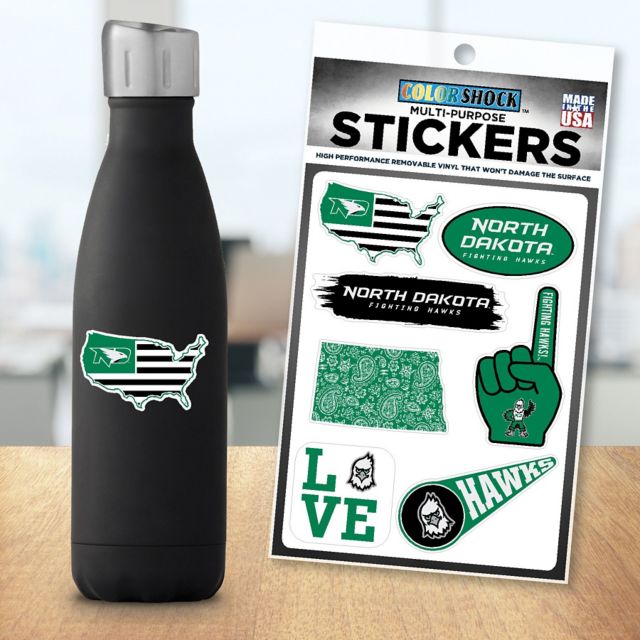 University of North Dakota 7.5'' x 7.5'' Sticker Sheet