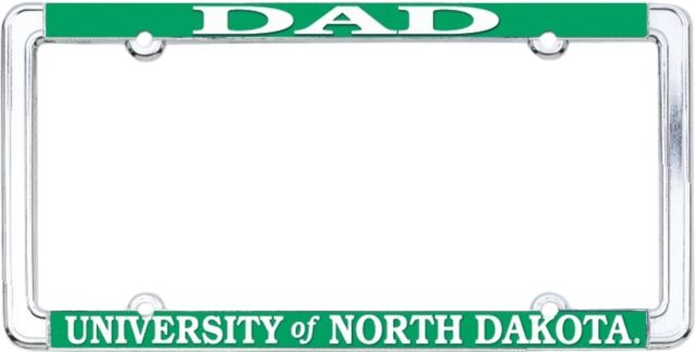 University of North Dakota Dad License Plate Frame