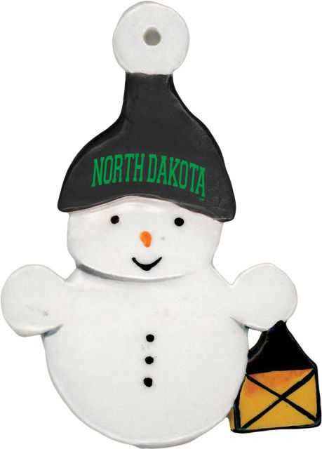 University of North Dakota Snowman Ornament