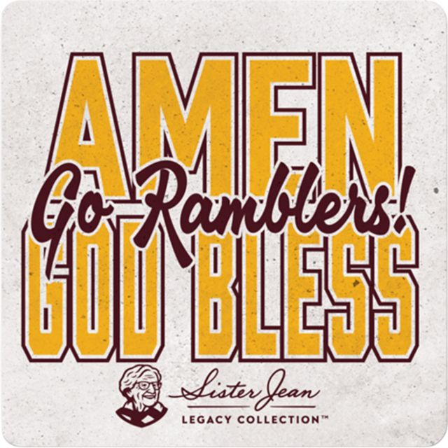 Loyola University Chicago Sister Jean Legacy 4 x 4 Coaster