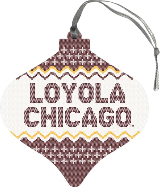 Loyola University Chicago Bulb Ornament