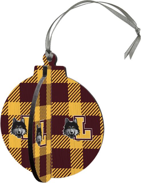 Loyola University Chicago 3D Round Ornament