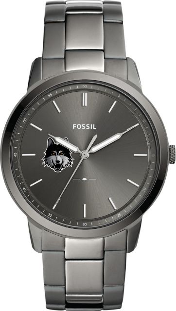 Fossil The Minimalist Three-Hand Smoke Stainless Steel Watch - ONLINE ONLY