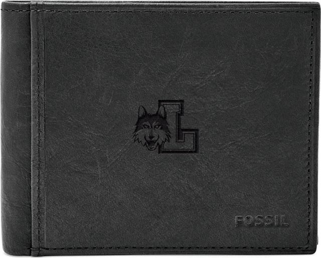 Fossil Leather Ingram RFID Bifold With Flip ID  - ONLINE ONLY