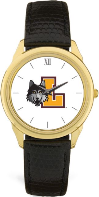 CSI Men's Black Leather  Wristwatch  (Gift Boxed) With Colored Medallion - ONLINE ONLY