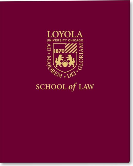 Loyola University Chicago 2 Pocket Folder
