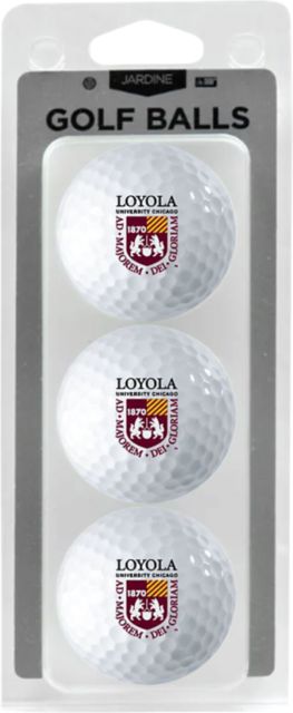 Loyola University Chicago 3 Pack Golf Balls